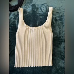 Ribbed crop top